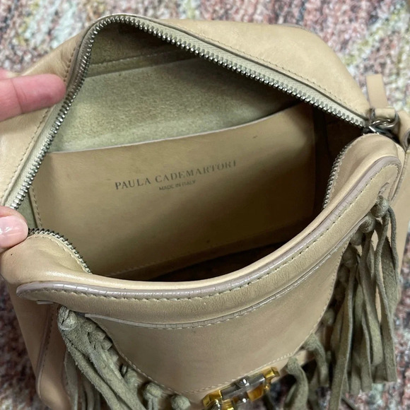 Paula Cademartori Crossbody Leather Fringe Bag - Picture 6 of 7